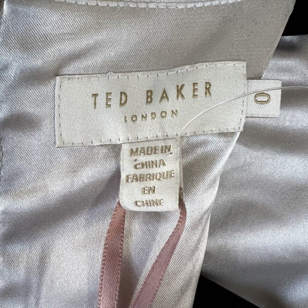 NWT Ted Baker Jenn Expressive Pansy Jacquard Midi Dress $439 - Picture 13 of 14